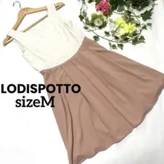 LODISPOTTO ロディスポット レースデザイン ノースリーブ ワンピース