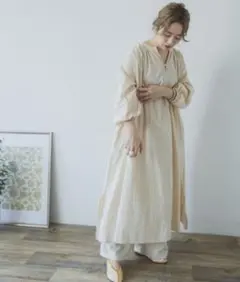 ITEMS URBANRESEARCH ＊コットンギャザーワンピース