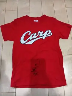 広島カープ Tシャツ　前田健太 130　サイン付きのサムネイル