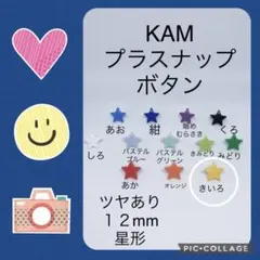 KAMプラスナップボタン　可愛いボタン