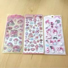新品　マイメロ　キャンディステッカー　ジェリーマシュマロステッカー　セット