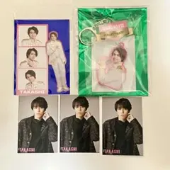 超特急 タカシ エビライ ステッカー アクキー JUNON プロフィールカード