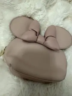 フランフラン　ミニーマウスデザインポーチ　淡いピンク