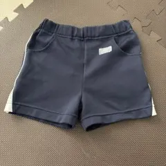 ネイビー サイドストライプ ショートパンツ