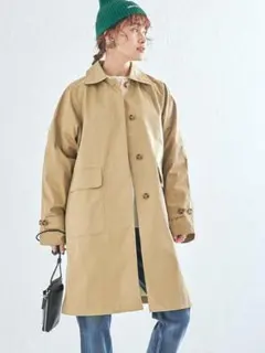 【値下げ】coen コーエンサイドスリットステンカラーコート　サイズS