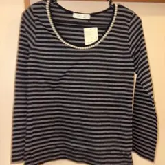 Reasterisk ストライプ 長袖 Tシャツ Fサイズ