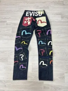激レア】EVISU エヴィス スプラッシュ 大黒 カモメ デニムパンツ 