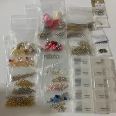 ハンドメイドアクセサリー用 パーツ、金具まとめ売り