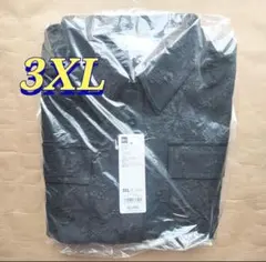 GU　rokh　ユーティリティシャツ　ブラック　3XL　ロク