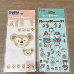 TDS ディズニーシー ディズニー ダッフィー シェリーメイ クリスマス シール
