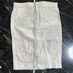 ZARA ホワイト デニムスカート