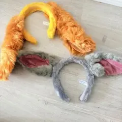 ディズニーリゾート　わんわん物語　レディ　トランプ　カチューシャ　ペア　カップル