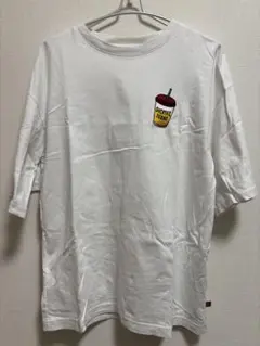DICKIES 刺繍入りホワイトTシャツ Lサイズ
