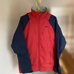 NIKE CLIMA-FIT ナイロンジャケット Sサイズ レッド×ネイビー