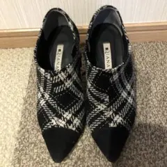 Diana チェック柄 ハイヒール