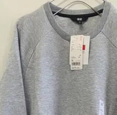 UNIQLO ドライストレッチスウェットシャツ グレー XL