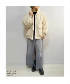 mitis　ハイネック　中綿ブルゾン　ジャケット　ジャンパー 　ミーティス