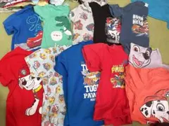 まとめ売り キャラクターTシャツ 110cm 男の子 夏物 パウパト ディズニー
