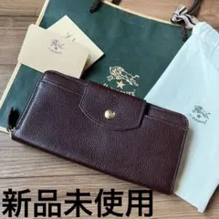 新品未使用　IL BISONTE 長財布 ダークブラウン