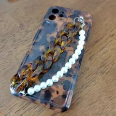 【セール】iPhone12ケース ストラップ付き