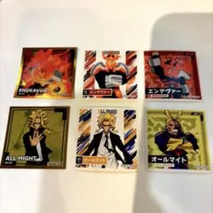 ヒロアカ エンデヴァー、オールマイト ライバルヒーロー ステッカーセット6枚