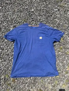 オーバーサイズ Carhartt 青 Tシャツ XL ストリート系