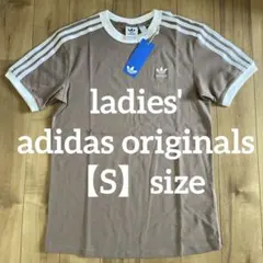 新品 アディダスオリジナルス　レディース 半袖 Tシャツ Sサイズ　3ストライプのサムネイル