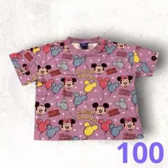 《美品》ディズニー Tシャツ 100 ミッキー ミニー 女の子のサムネイル