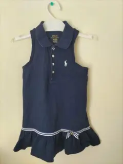 Polo Ralph Lauren ネイビー ポロワンピース 100