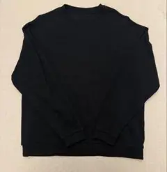 無印良品 MUJI スウェット トレーナー ブラック