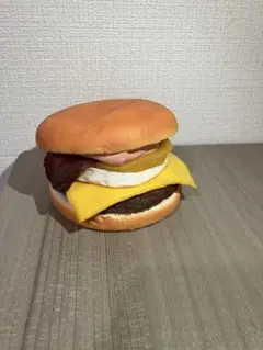 食品サンプル　お月見なバーガーチーズVer