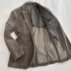 ポロバイラルフローレン コーデュロイ テーラードジャケット Mサイズ グレー系