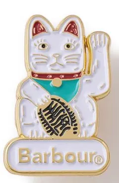 【激レア】※新品未開封※匿名発送 Barbour 原宿店限定 招き猫ピンバッジ