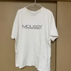 MOUSSY Tシャツ ホワイト FREE