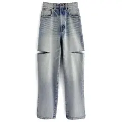 GRL スリットデニムワイドパンツ [cu420]