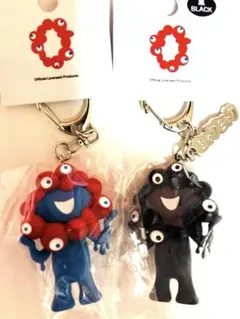 2個セット　大阪関西万博 ミャクミャク立体PVCキーホルダー　黒ミャクミャク