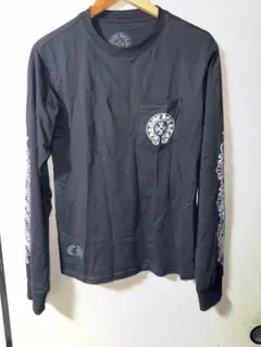 クロムハーツ Chrome Hearts 黒ロンT クロスレザーパッチ swag - メルカリ