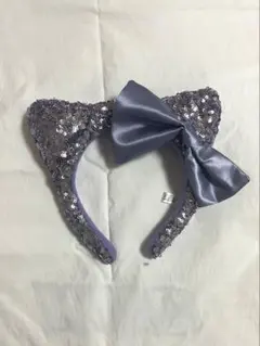 USJ ハローキティ スパンコールカチューシャ 紫