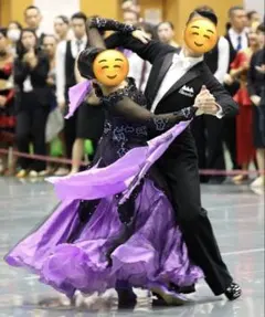 社交ダンスドレス　クリスアンクローバー　パープル　М 2026年最新】クリスアンクローバーの人気アイテム - メルカリ