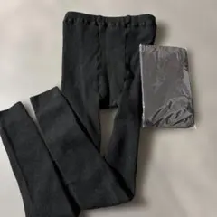 ブラックレギンス M-Lサイズ　未使用柄タイツ２枚セット
