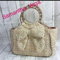 サマンサヴェガ　SamansaVegaツイード　ハンドバッグ