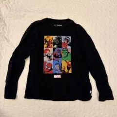 GAP KIDS MARVEL ブラック長袖カットソー S