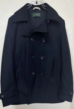【美品】アーバンリサーチドアーズ ウール Pコート ネイビー 紺色　Lサイズ