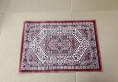 ペルシャ風デザインマット　約90×60cm