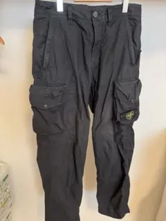 STONE ISLAND カーゴパンツ ブラックのサムネイル