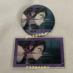 鬼滅の刃 胡蝶しのぶ ホログラム缶バッジ アクリルカード 無限城編 2点セット
