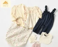 conoco 花柄ロンパース 70サイズ 新品