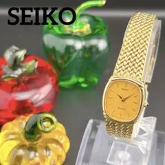 【希少・美品】セイコー エクセリーヌ クォーツ レディース腕時計 ブレスレット