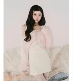 Darich ケーブルニットソーセットミニワンピース