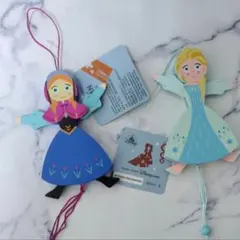 アナと雪の女王 香港ディズニー 木製オーナメント ワールド・オブ・フローズン
